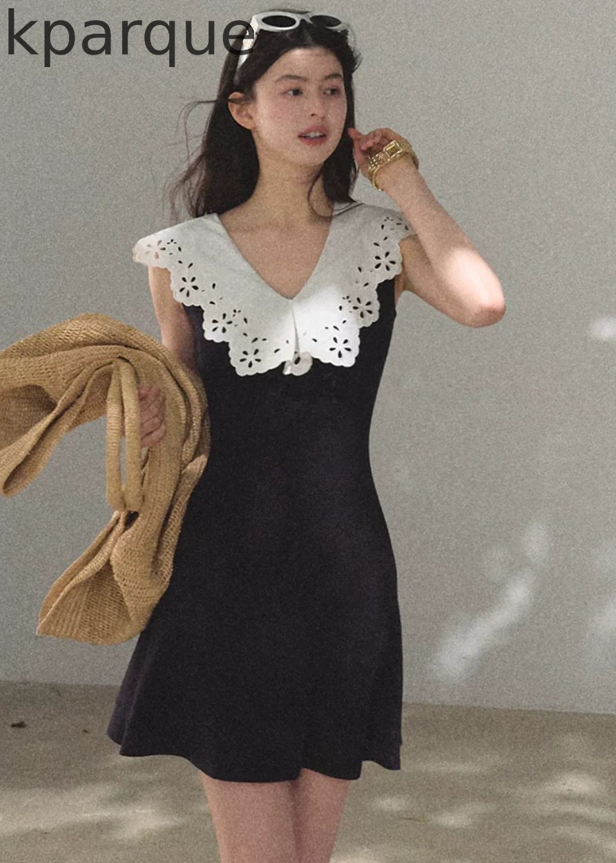 Soft Shadow Cotton Dress