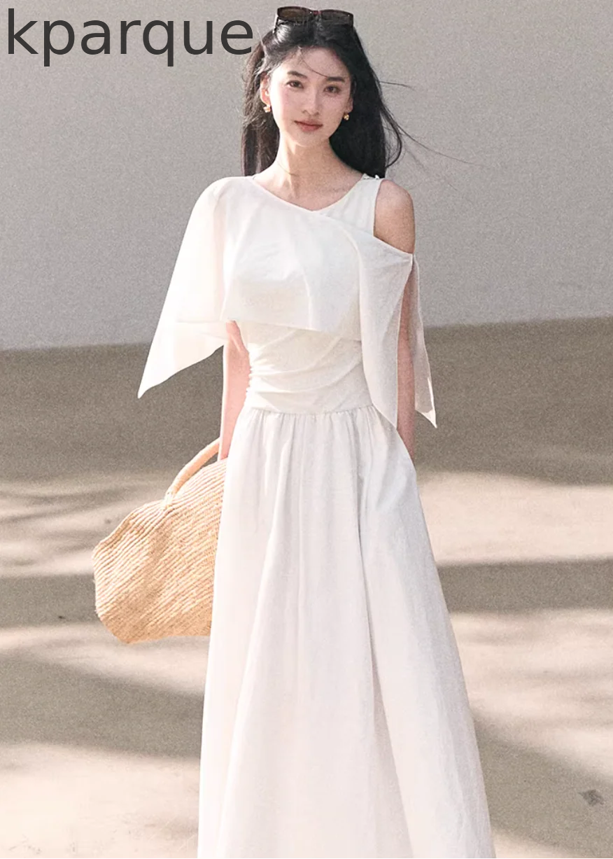 Soft Wrap A-Line Dress